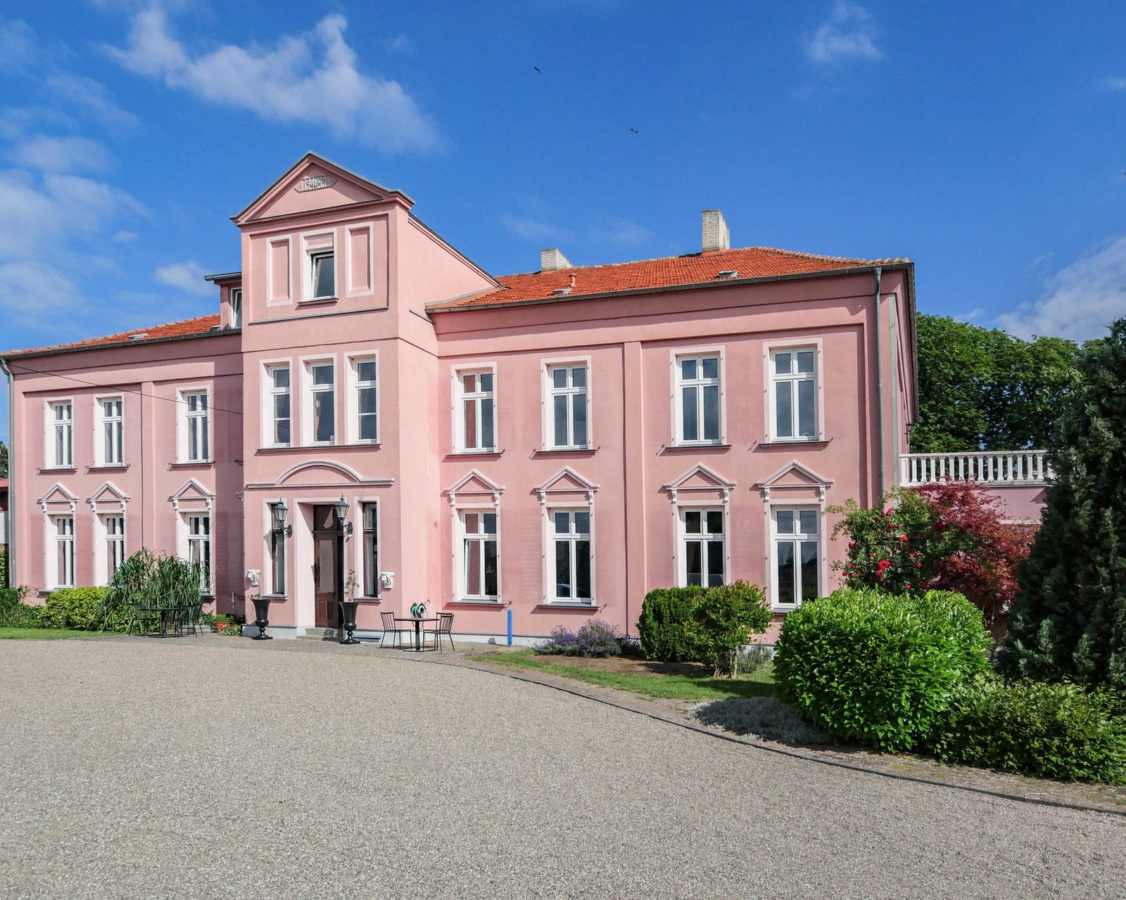Das Gutshaus des Schlosshotels Groß Köthel